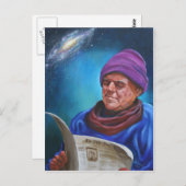 Der Dichter Postkarte (Vorne/Hinten)