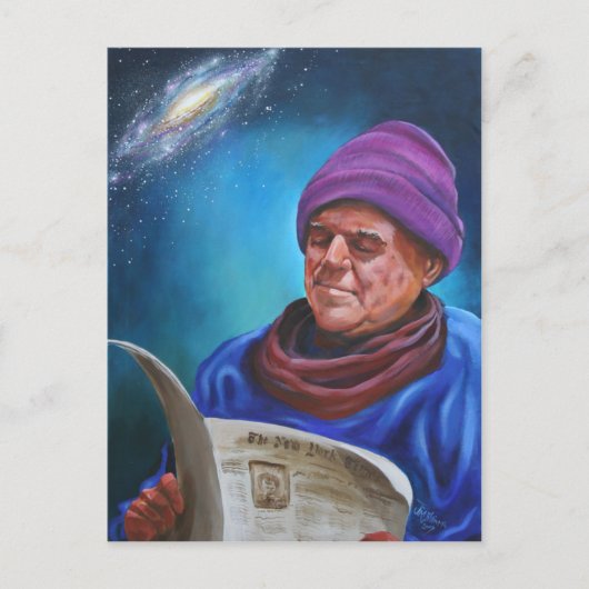 Der Dichter Postkarte (Vorderseite)