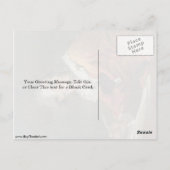 Der Dichter von Jean-Honore Fragonard Postkarte (Rückseite)