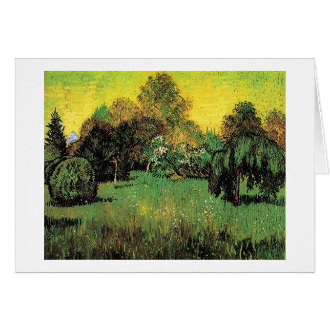 Der Dichtergarten von Vincent van Gogh. (Vorderseite (Horizontal))
