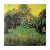 Der Dichtergarten von Vincent van Gogh. Fliese (Vorderseite)