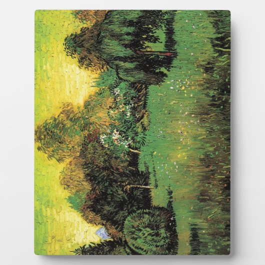 Der Dichtergarten von Vincent van Gogh. Fotoplatte (Vorderseite)