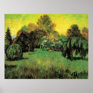 Der Dichtergarten von Vincent van Gogh. Poster