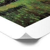 Der Dichtergarten von Vincent van Gogh. Poster (Ecke)