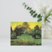 Der Dichtergarten von Vincent van Gogh. Postkarte (Stehend Vorderseite)
