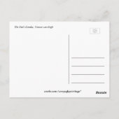 Der Dichtergarten von Vincent van Gogh. Postkarte (Rückseite)