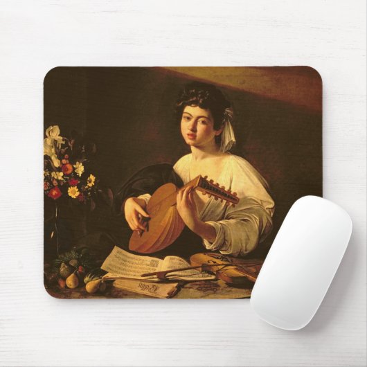 Der Dichtungskitt-Spieler, c.1595 Mousepad (Mit Mouse)