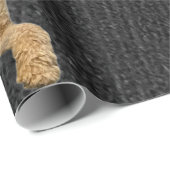 Der Dickköpfige Airedale-Wrapapier Geschenkpapier (Rolleneckpunkt)