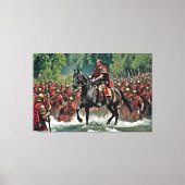 "Der Die ist "Cast: Cäsars Rubicon Challenge" Leinwanddruck (Vorderseite)