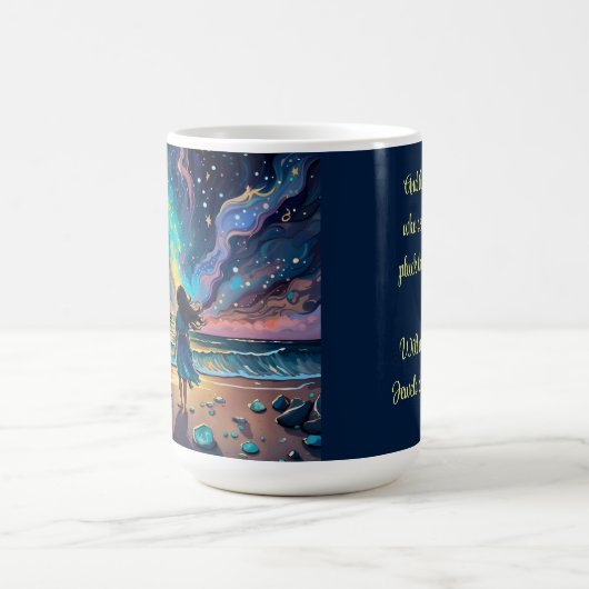 der die Sterne pflücken will. Kaffeetasse (Mittel)