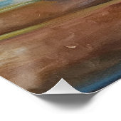 Der dienende König: Jesus wäscht Füße  Poster (Ecke)