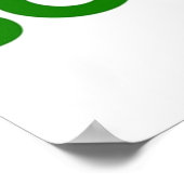 Der Dienstag ist der Grüne Tag Poster (Ecke)