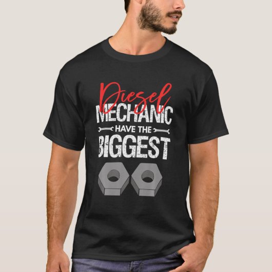 Der Dieselmotor von Mens hat den größten Dieselkra T-Shirt (Vorderseite)