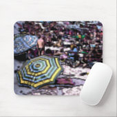 Der digitale Effekt des Strandes "Impressum" Mousepad (Mit Mouse)