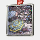 Der digitale Effekt des Strandes "Impressum" Ornament Aus Metall (Links)