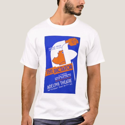 Der Diktator Farce WPA 1940 T-Shirt (Vorderseite)