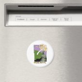 Der Dim Sensenmann Funny Halloween Cartoon Geschen Magnet (In Situ (Geschirrspüler))