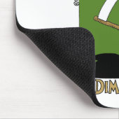 Der Dim Sensenmann Funny Halloween Cartoon Geschen Mousepad (Ecke)