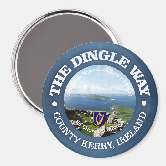 Der Dingle-Weg Magnet (Vorderseite/Rückseite)