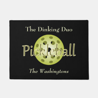 Der Dinking Duo Couple Pickleball Ball Fußmatte