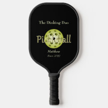 Der Dinking Duo Couple Pickleball Ball