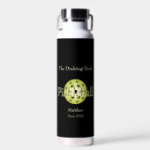 Der Dinking Typ Duo Pickleball Ball Trinkflasche (Vorne)