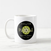 Der Dinking Typ Typ Pickleball Ball Kaffeetasse (Links)