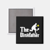 Der Dinkvater - lustiger Pickleball-Spieler Paddle Magnet (Vorderseite/Rückseite)