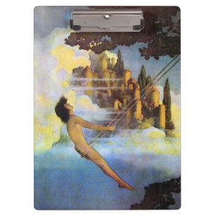Der Dinky Bird Vintage Maxfield Parrish Klemmbrett