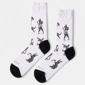 Der Dinner-Tanz Socken (Linkes Detail)