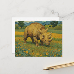 Der Dino Postkarte