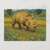 Der Dino Postkarte (Vorderseite)