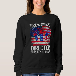 Der Direktor des Fireworks, wenn ich laufen wir al Sweatshirt