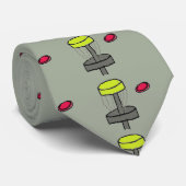 Der Discgolfkorb mit Discbild-Muster-Krawatte Krawatte (Gerollt)