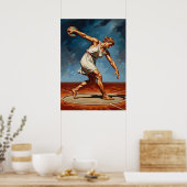 DER DISKUSWERFER POSTER (Küche)