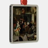 Der Dissolute Haushalt, 1668 Silbernes Ornament (Rechts)