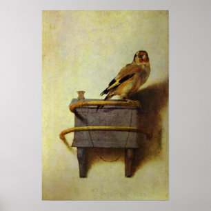 "Der Distelfink"-Gemäldereproduktion Poster