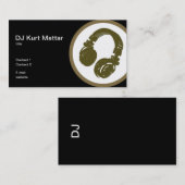 Der DJ beruflich Visitenkarte (Vorne/Hinten)