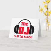 Der DJ Karte (Gelbe Blume)