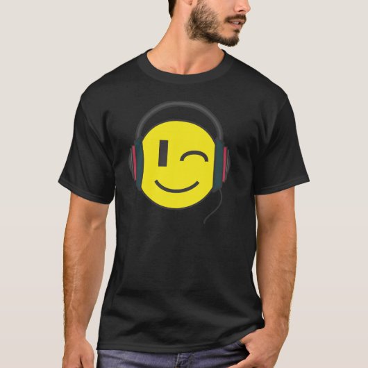 Der DJemoticon T-Shirt (Vorderseite)