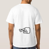 Der DM ist (nicht) Ihr Freund-Shirt T-Shirt (Rückseite)