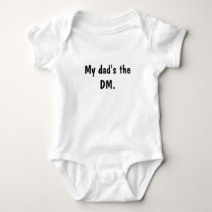 Der DM. meines Vatis Baby Strampler