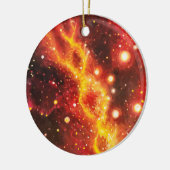 Der DNA-Nebel Keramik Ornament (Links)
