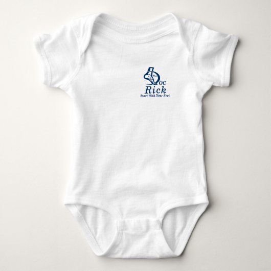DER DOC RICK - BABY JERSEY BODYSUIT STRAMPLER (Vorderseite)