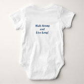 DER DOC RICK - BABY JERSEY BODYSUIT STRAMPLER (Rückseite)