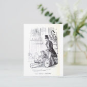 Der Docile-Mann Postkarte (Stehend Vorderseite)