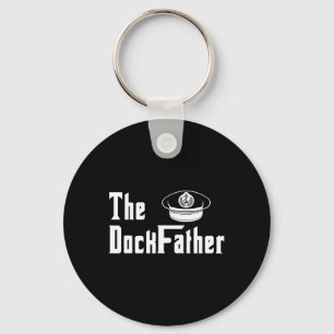 Der Dock Vater Kapitän Des Bootes Vater Lustig Vat Schlüsselanhänger