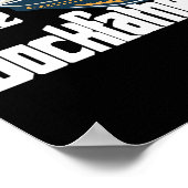 Der Dockfather Lustiger Boating Angelboot Vater Ca Poster (Ecke)