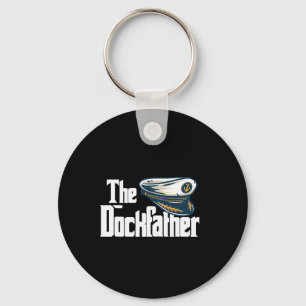Der Dockfather Lustiger Boating Angelboot Vater Ca Schlüsselanhänger