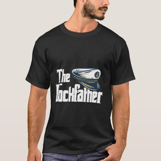 Der Dockfather Lustiger Boote Fischerei Boot Vater T-Shirt (Vorderseite)